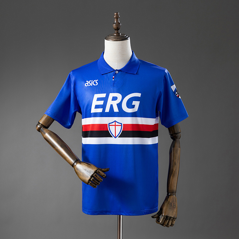 Camiseta retro de local de la Sampdoria 93-94, tallas S-XXL